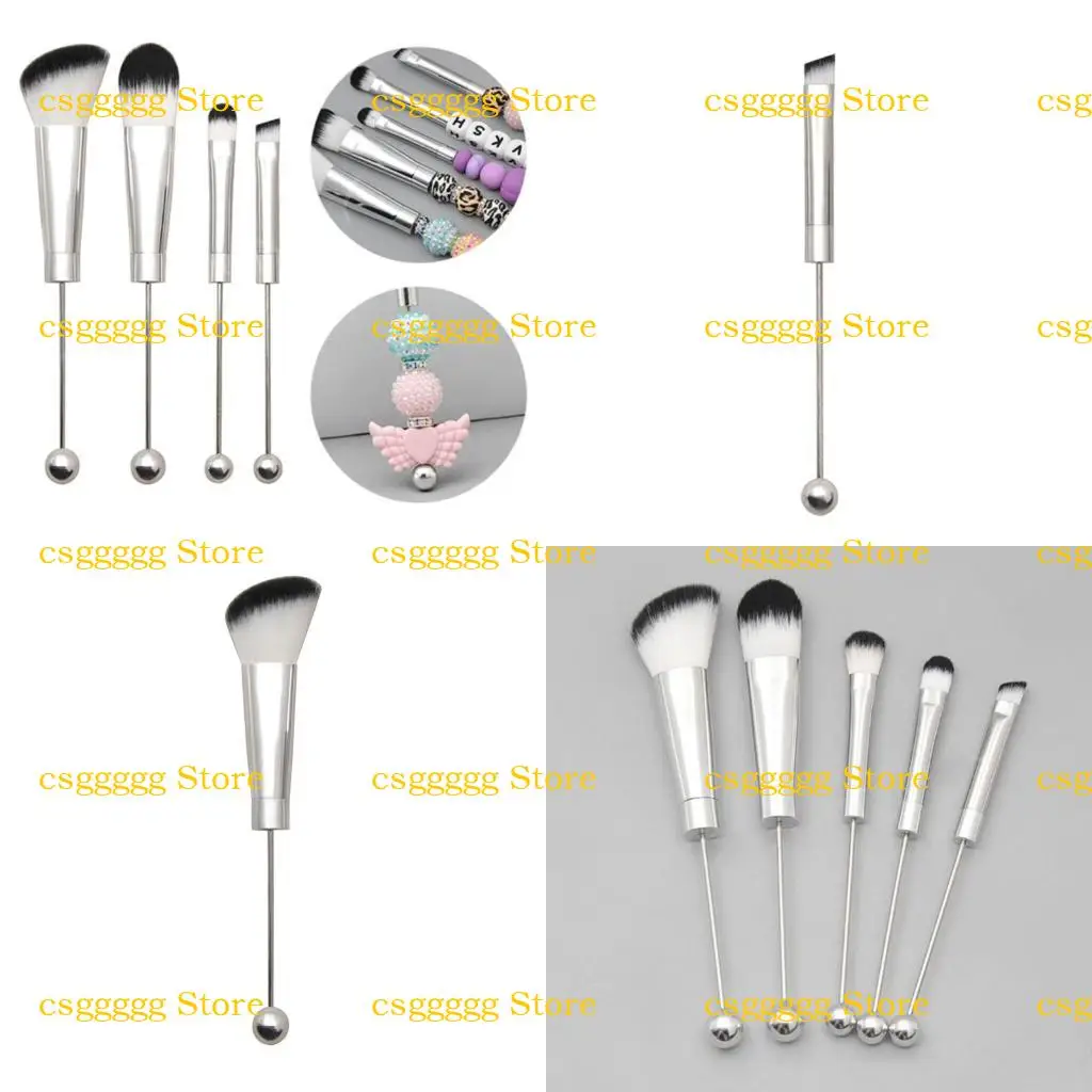 

9HJK Металлическая ручка для макияжа идеально подходит для контурирования определения смешивания консилера