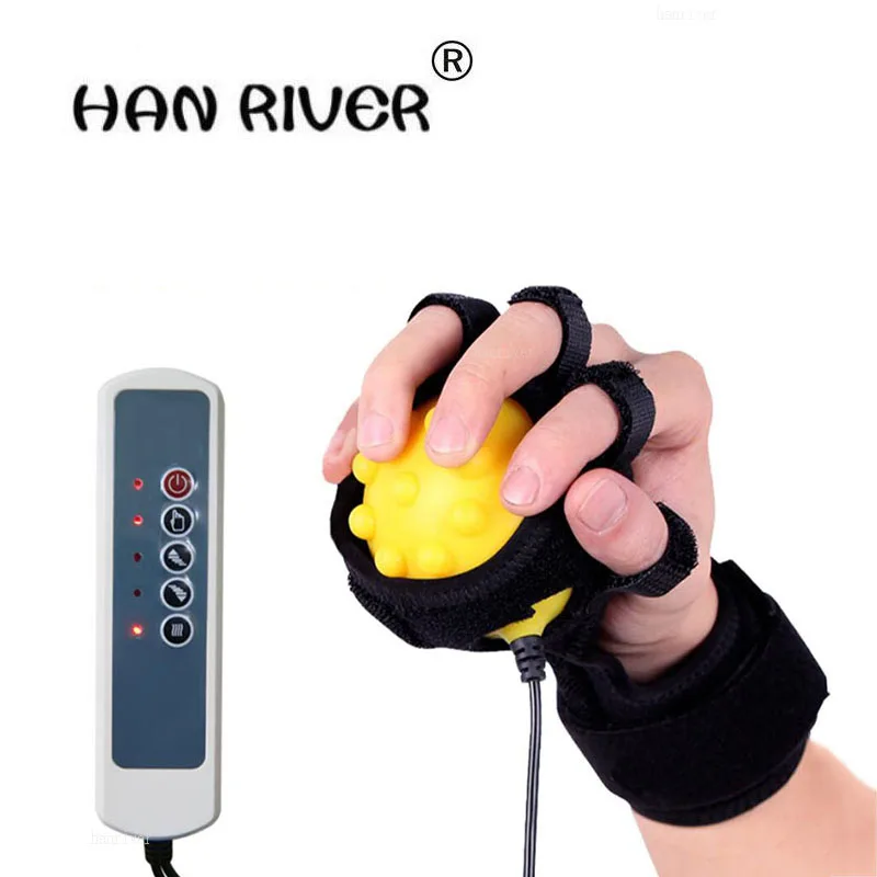

HANRIVER 2018 Hand rehabilitation training Electric hot compress massage ball health massage tools