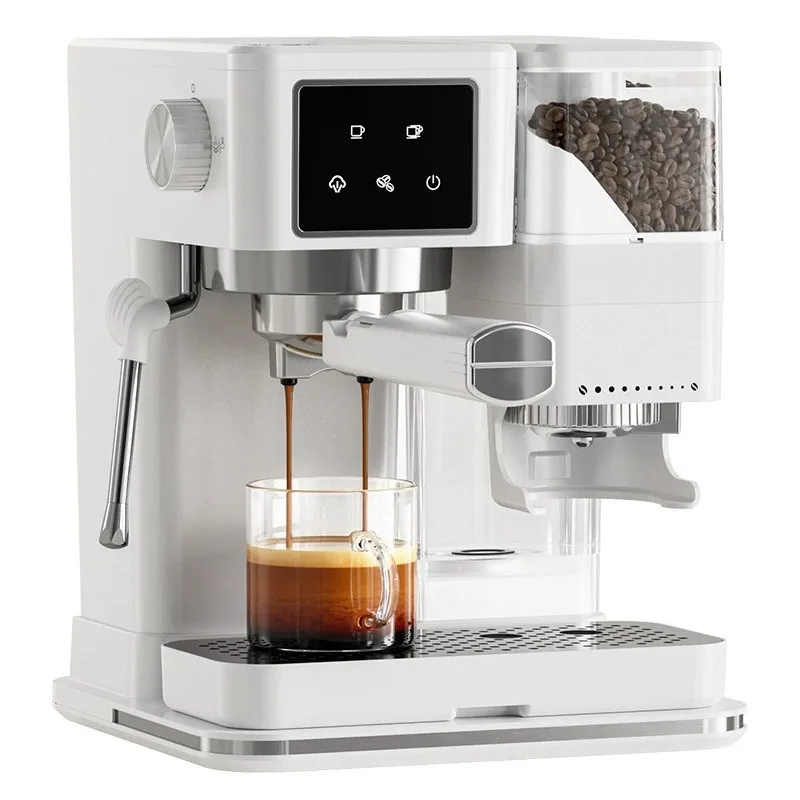 Full semi-automatic small household milk foam grinding machine, coffee machine