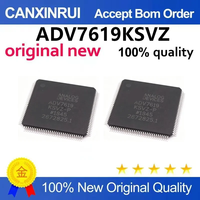 （5pcs-100pcs）Original DV7619KSVZ package LQFP-128 HDMI video interface chip IC
