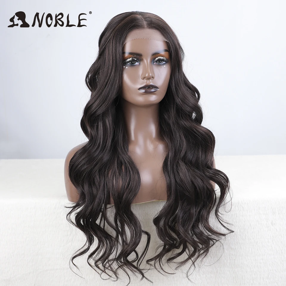 Noble Cosplay Lace Front Wig 30 Inch Lace  Long Wavy 360 0mbre Blonde Wig Red African American Synthetic Wigs For Black Women