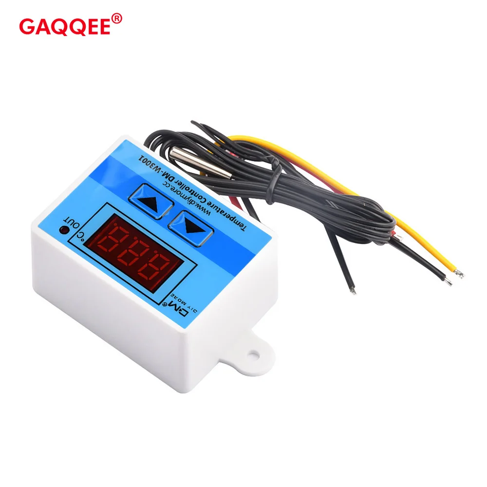 diymore DM-W3001 220V 12V 24V 10A LED Digit Temperature Controller for Arduino Cool/Heat Switch with Thermostat NTC Probe Sensor