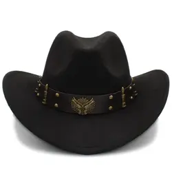 Casquettes de cowboy western pour hommes et femmes, chapeaux de créateur, pare-soleil, voyage, automne, hiver