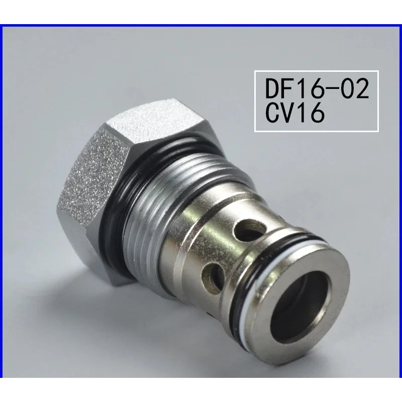 Threaded Cartridge CV16/DF16-02 Cone Spool Check Valve Pressure Maintaining Hydraulic Valve