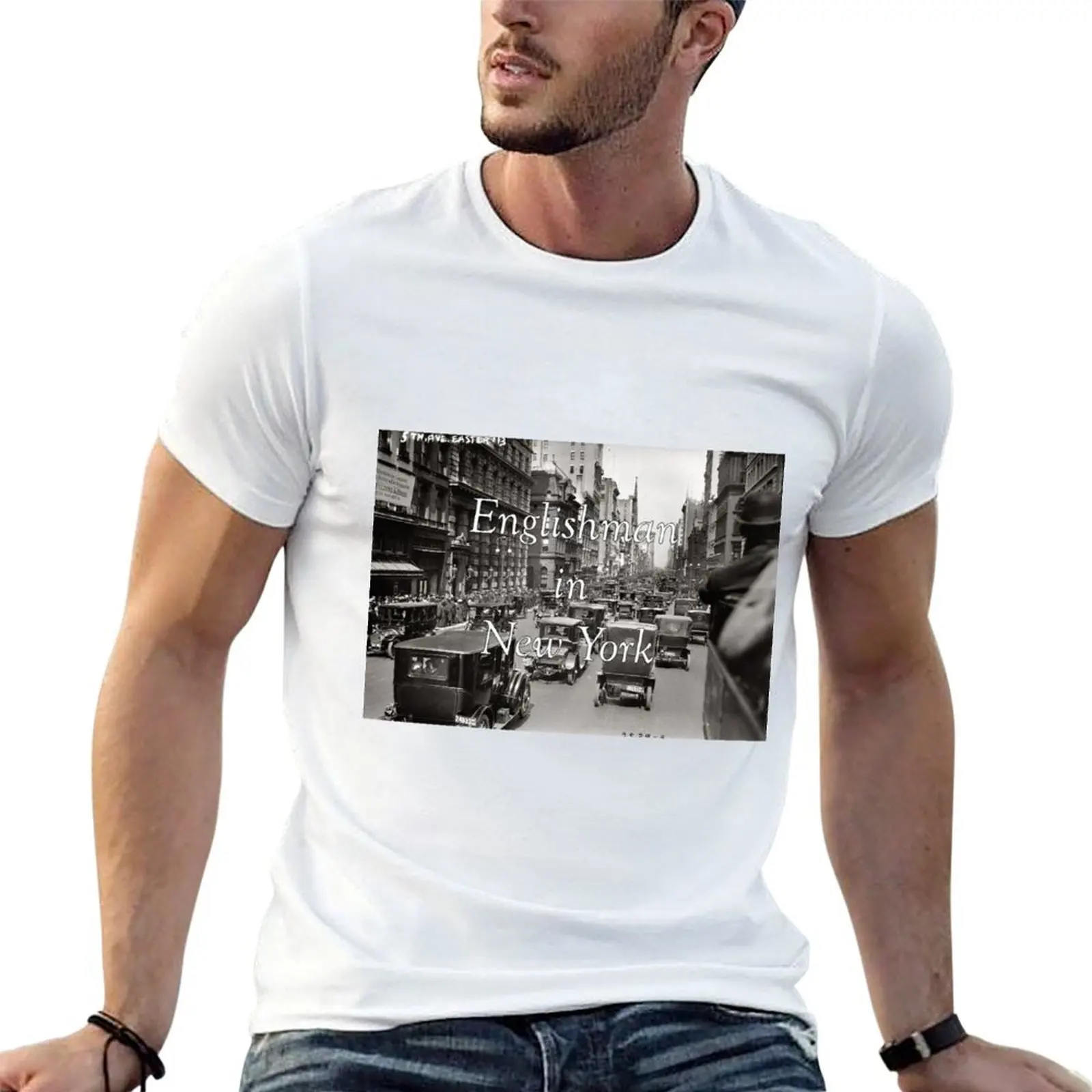 

Englishman in New York T-Shirt t shirts for man graphic tees t shirts for man cotton funny T-Shirt