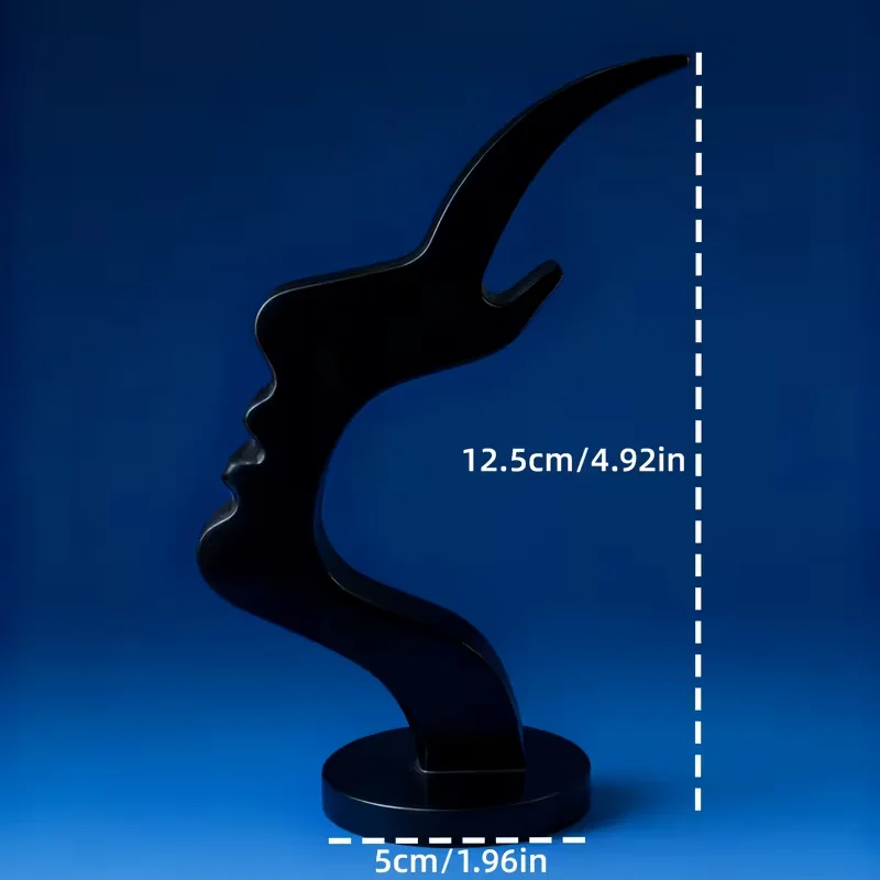 Side-profile eyeglass frame, unique curved eyeglass support, safe and artistic storage solution