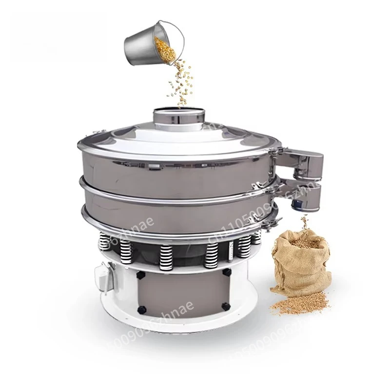 Round grain vibrating screen rotary vibrating screen machine