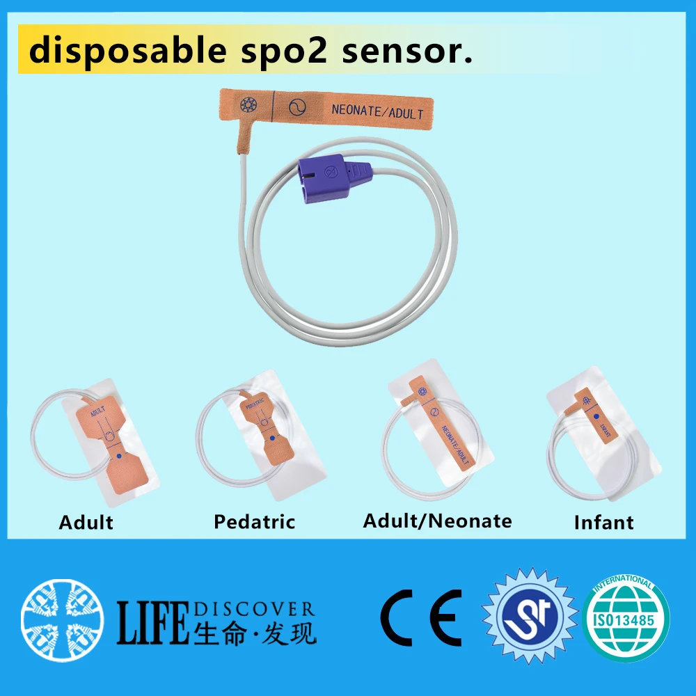 nelcor-oxi DS-100A MAXA MAXI MAXP DOC-10 연결용 일회용 SPO2 센서