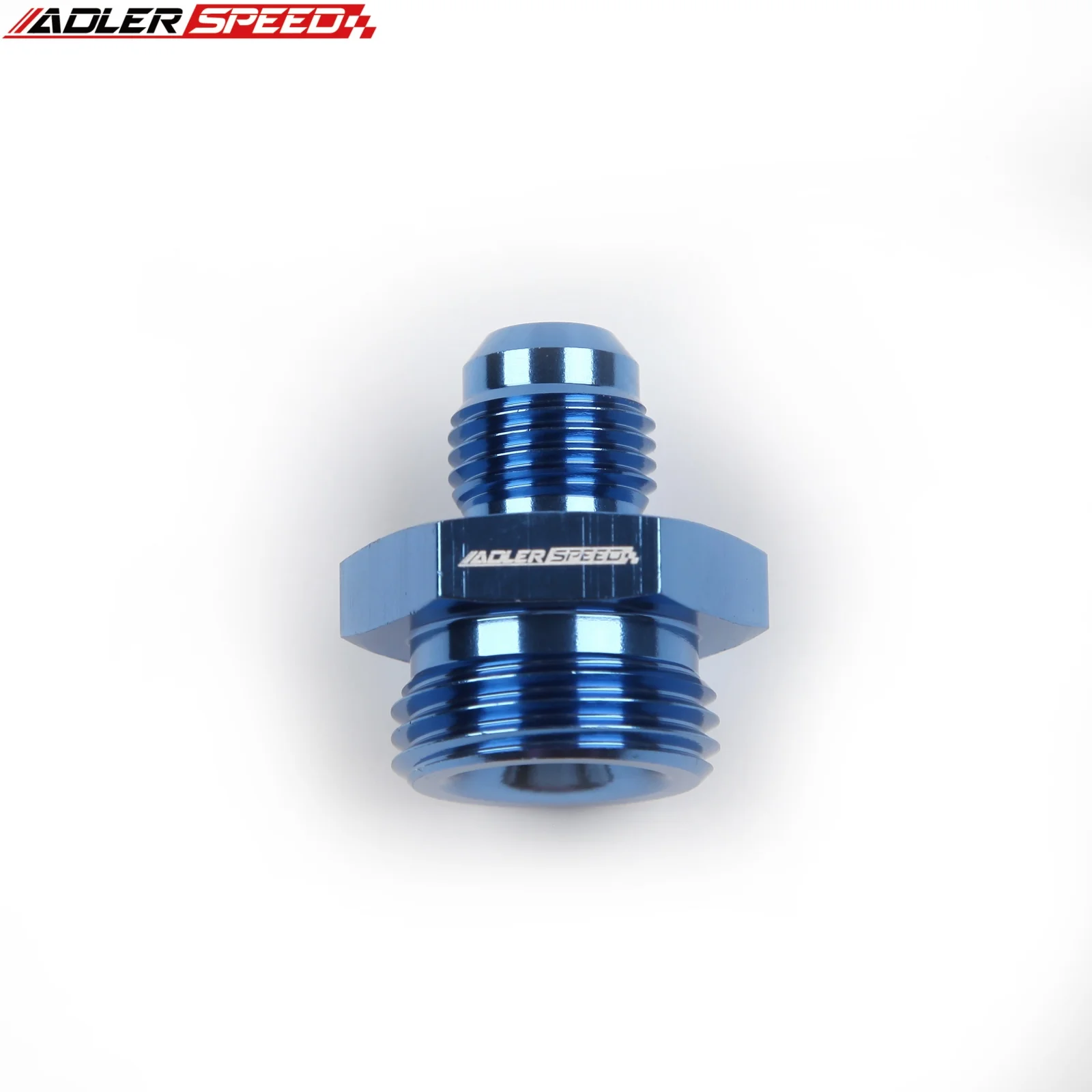 

ADLERSPEED -6AN AN6 JIC Male to 7/8 x 20 UNF Straight Hose Fitting Adapter Blue