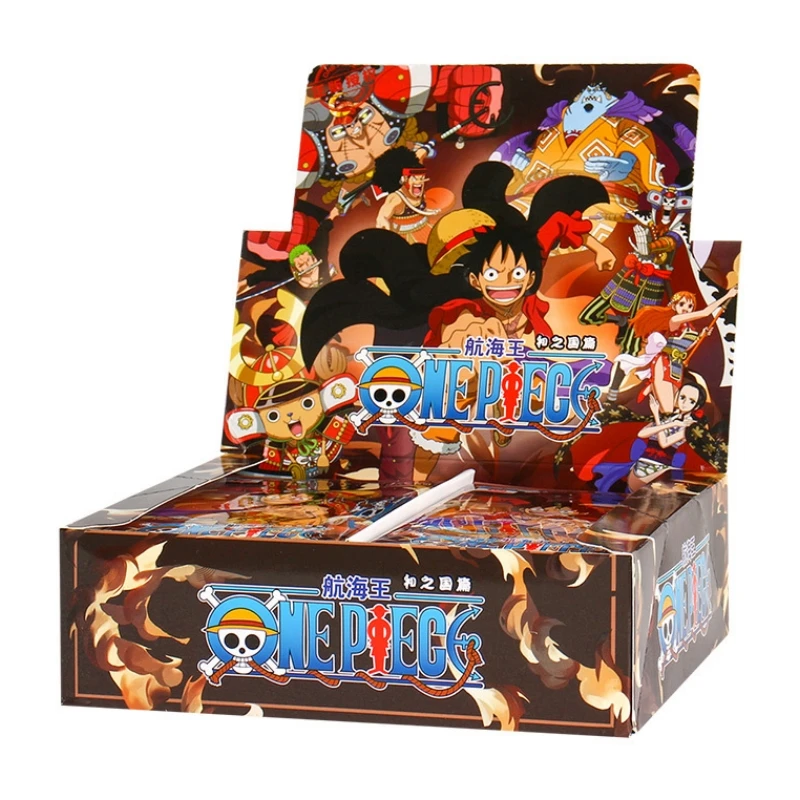 4Style Genuine Original Box Classic Anime One Piece Card Character rufy Zoro Nami Sanji Collection regalo di compleanno per bambini