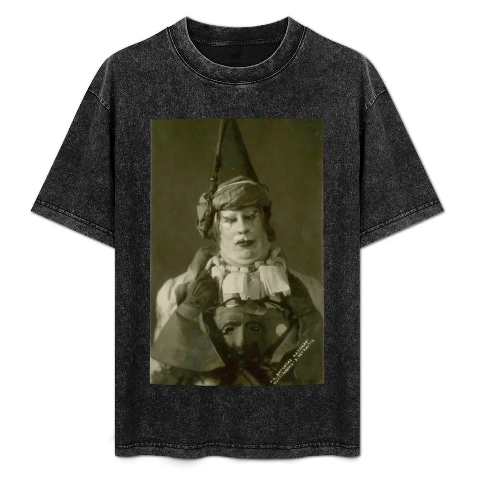 

Creepy Clown T-Shirt Basic Plain Tee for Spring and Summer