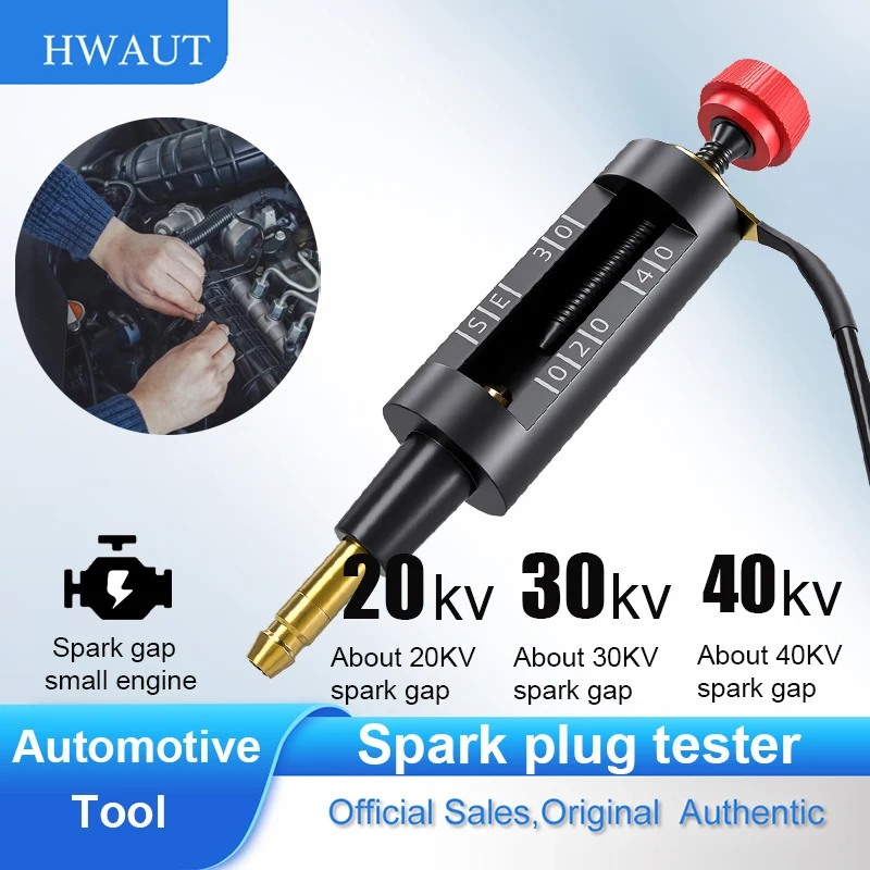 

Spark Plug Tester Adjustable Ignition System Coil Tester Coil-on Plug Ignition Spark Circuit Tester Autos Diagnostic Test Tool