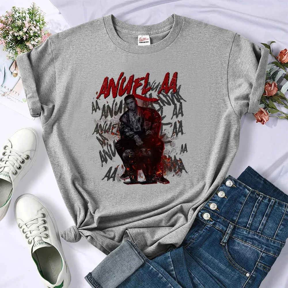 Anuel Aa tshirt women manga top girl manga clothes