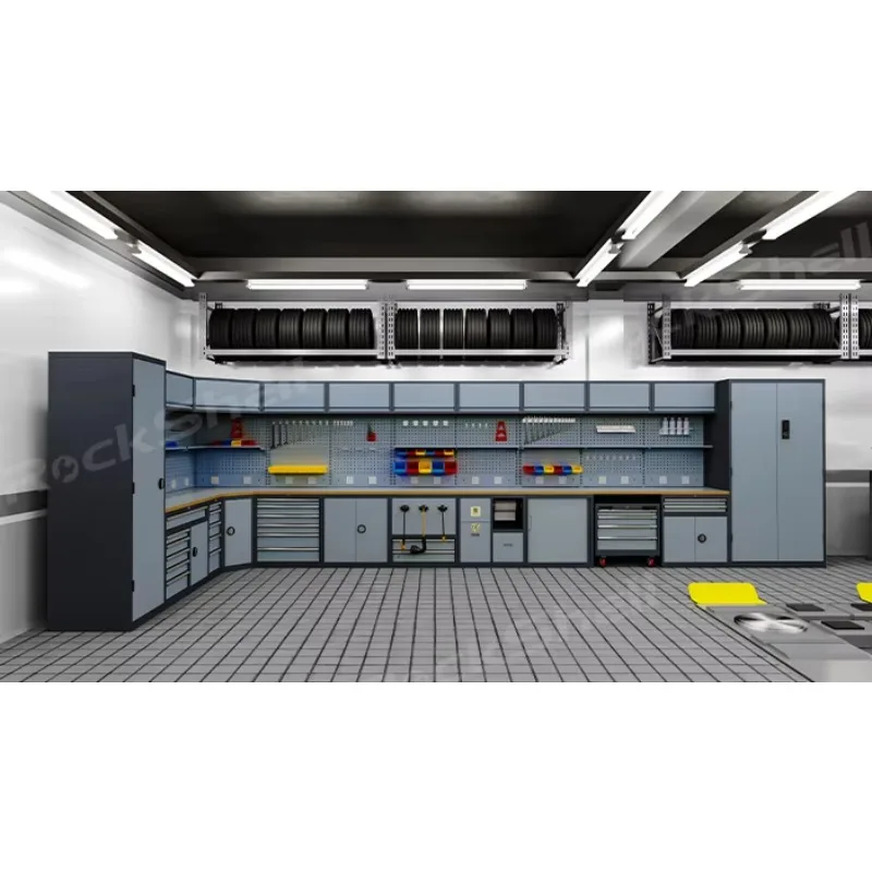 Workbench Heavy Duty Steel OEM/ODM Tool Cabinet Storage System for Workshop Equipment Automotive Repair Factory Maintenance