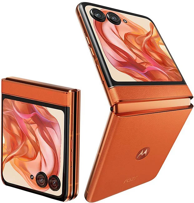 97% جديد موتورولا موتو رازر 50 5G الهاتف الخليوي MTK Dimensity7300X 6.9 "القطب شاشة مطوية 120 هرتز 50MP NFC OTA الهاتف المحمول الأصلي