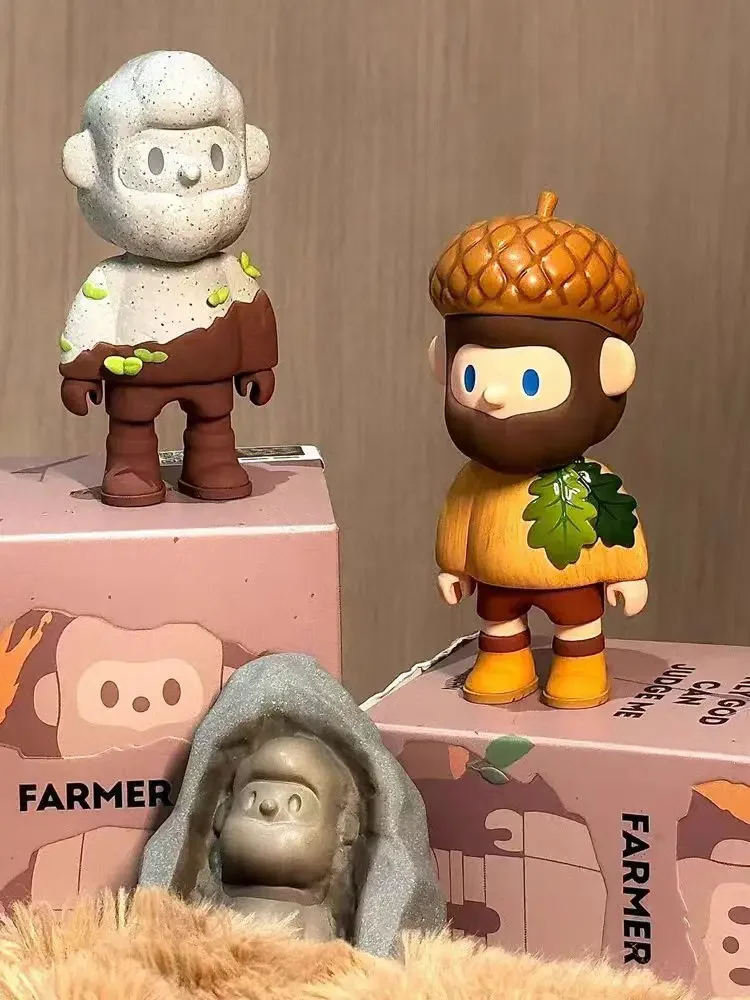 Cute Anime Figure Gift Surprise Box Original Farmer Bob Fragile Forest Series Blind Box Toys Model Confirm Style