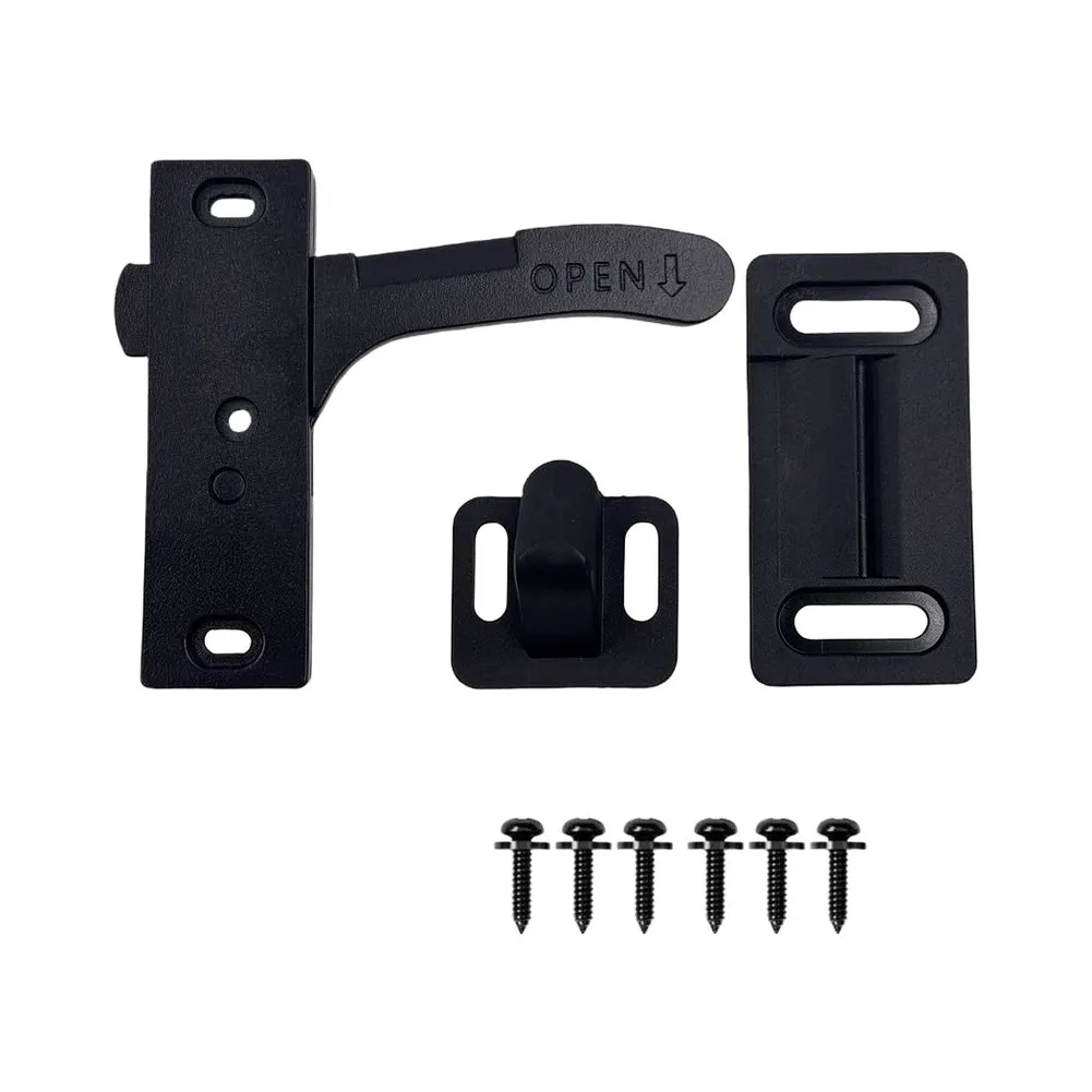 Secure Locking Mechanism For Rv Mechanical Door Latch Travel Trailer Latch RV Screen Door Latch High-tensile Aluminum Alloy