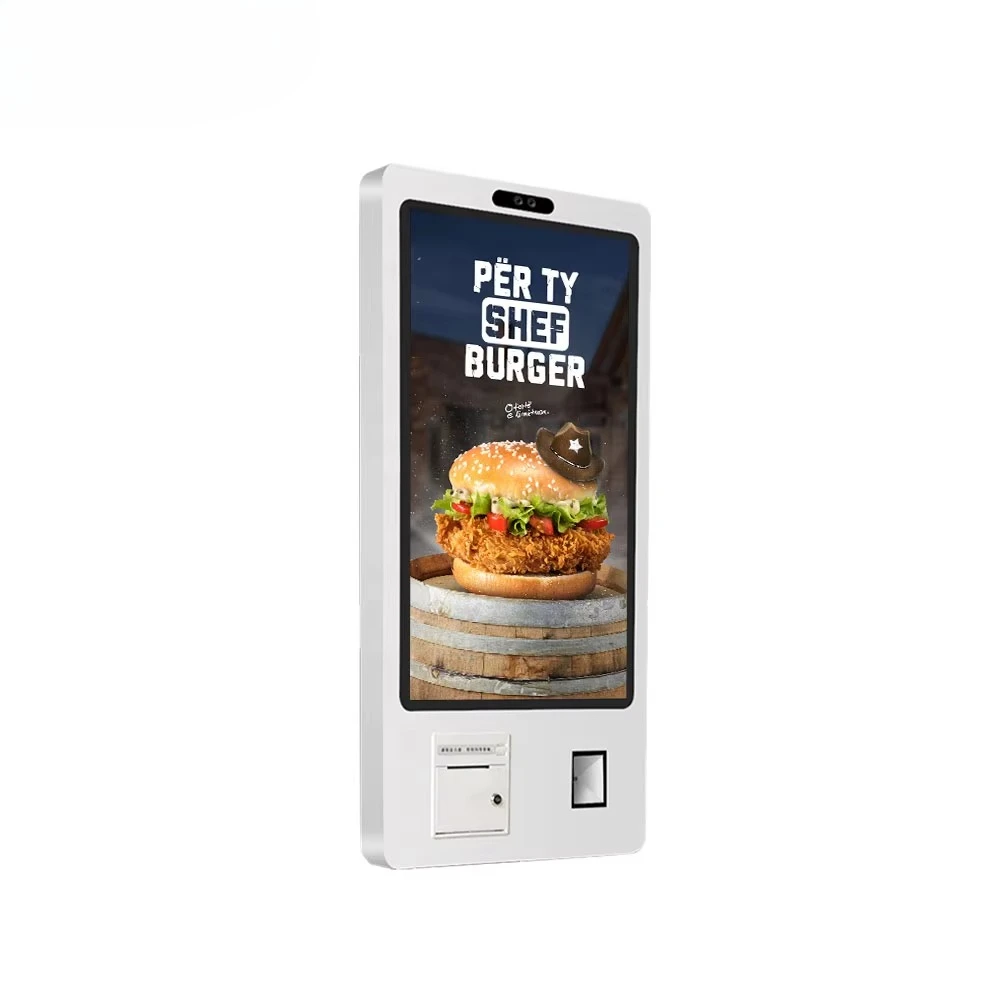 Service Computer Kiosk with Self-service Payment Function 21.5 Inch Food Ordering Machine Kiosk Self