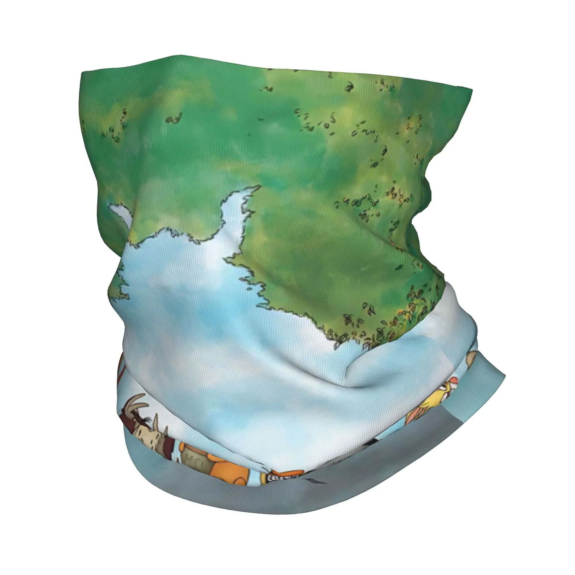 

Custom Winnie The Pooh Cartoons Walking Bandana Neck Gaiter for Hiking Hunting Women Men Wrap Scarf Classical Balaclava Warmer