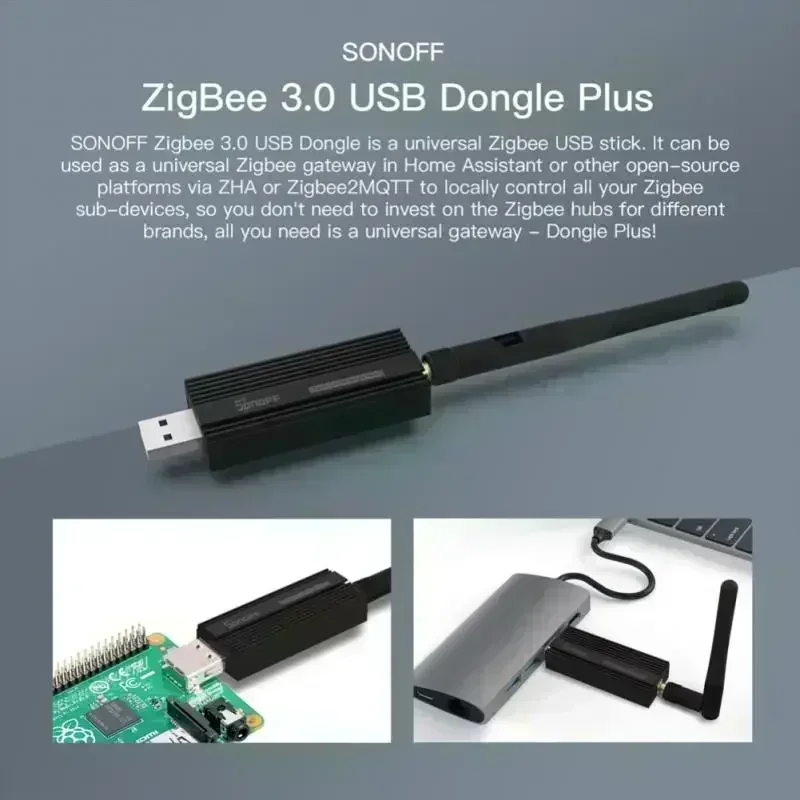 Sonoff Zigbee 3.0 Usb Dongle Plus E Wireless Zigbee Gateway USB Interface Capture EFR32MG21 Alexa Google Home Voice Control