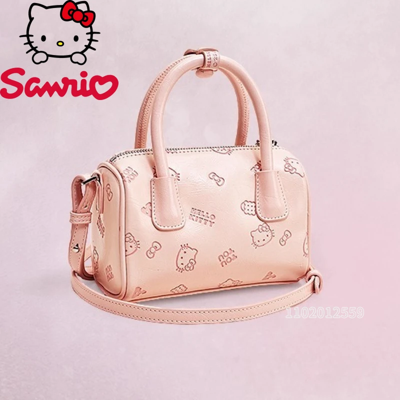 Tas Tangan Mini Hello Kitty Baru Tas Bahu Mini Wanita Kartun Tas Selempang Mini Wanita Tren Fashion Merek Mewah