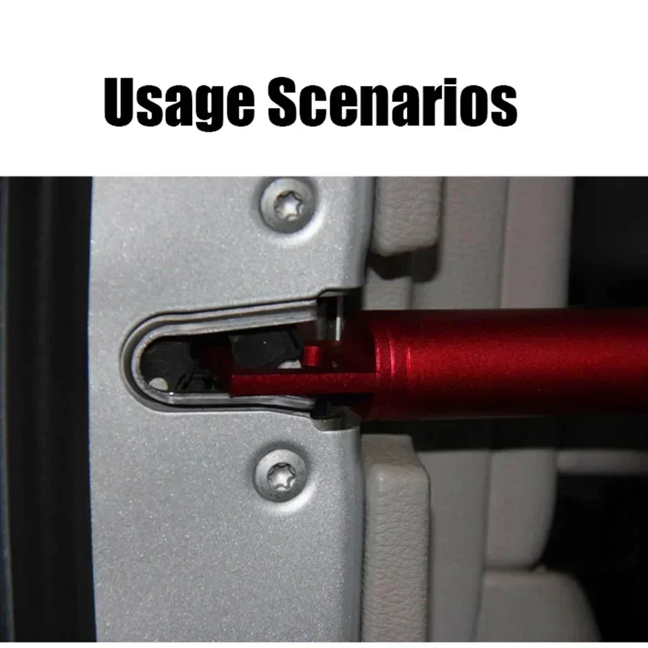 2025 サポートロッド車の研磨用 32-48 センチメートル格納式アルミバール保持車両トランクリッドドア固定ツールサポート