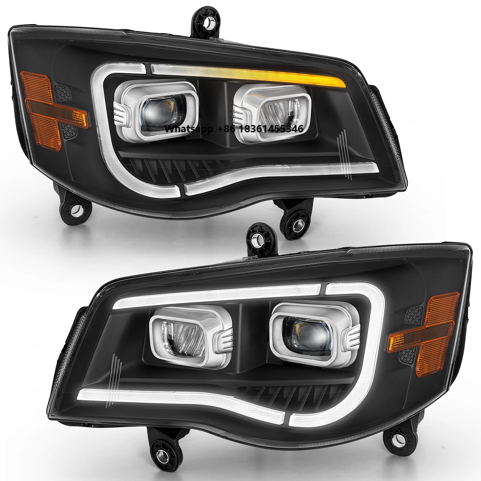

New Full LED 2011-2018 Grand Caravan/2008-2016 Town LED Automotive Headlight