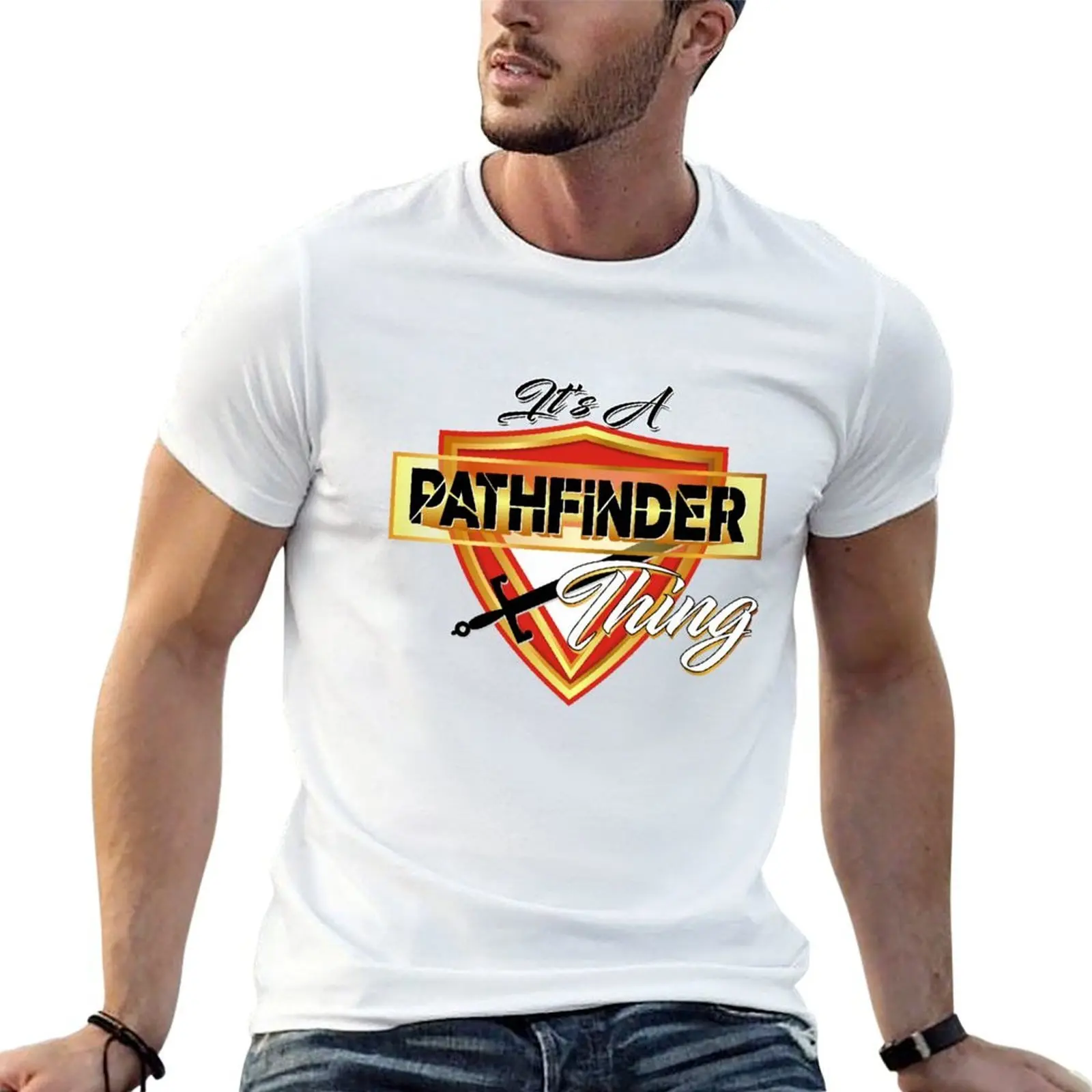 

Pathfinder Thing T-Shirt anime t shirts oversize man t shirt cotton high quality T-Shirt