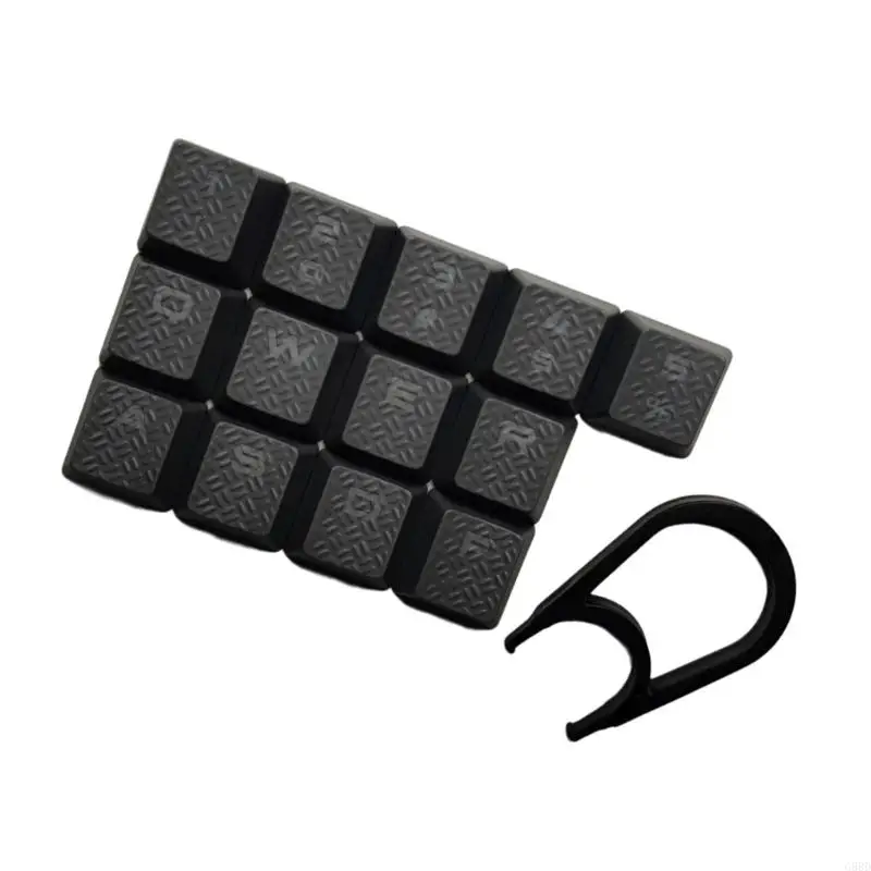 13 ピース メカニカル キーボード キーキャップ セット バックライトと滑り止めテクスチャ付き メカニカル キーボード用に最適化されたゲーム用