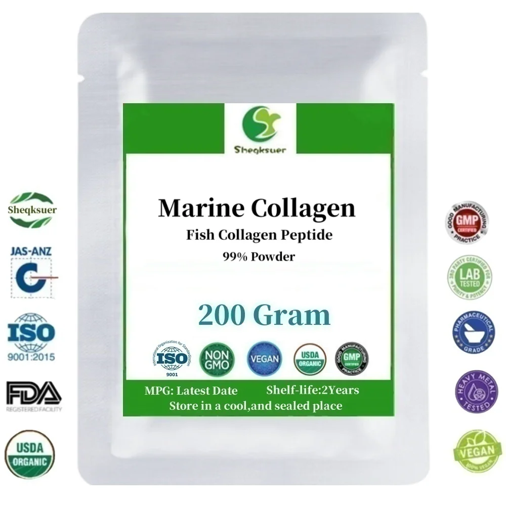 99% Marine Collagen Powder,Fish Collagen Peptide,Free Shipping