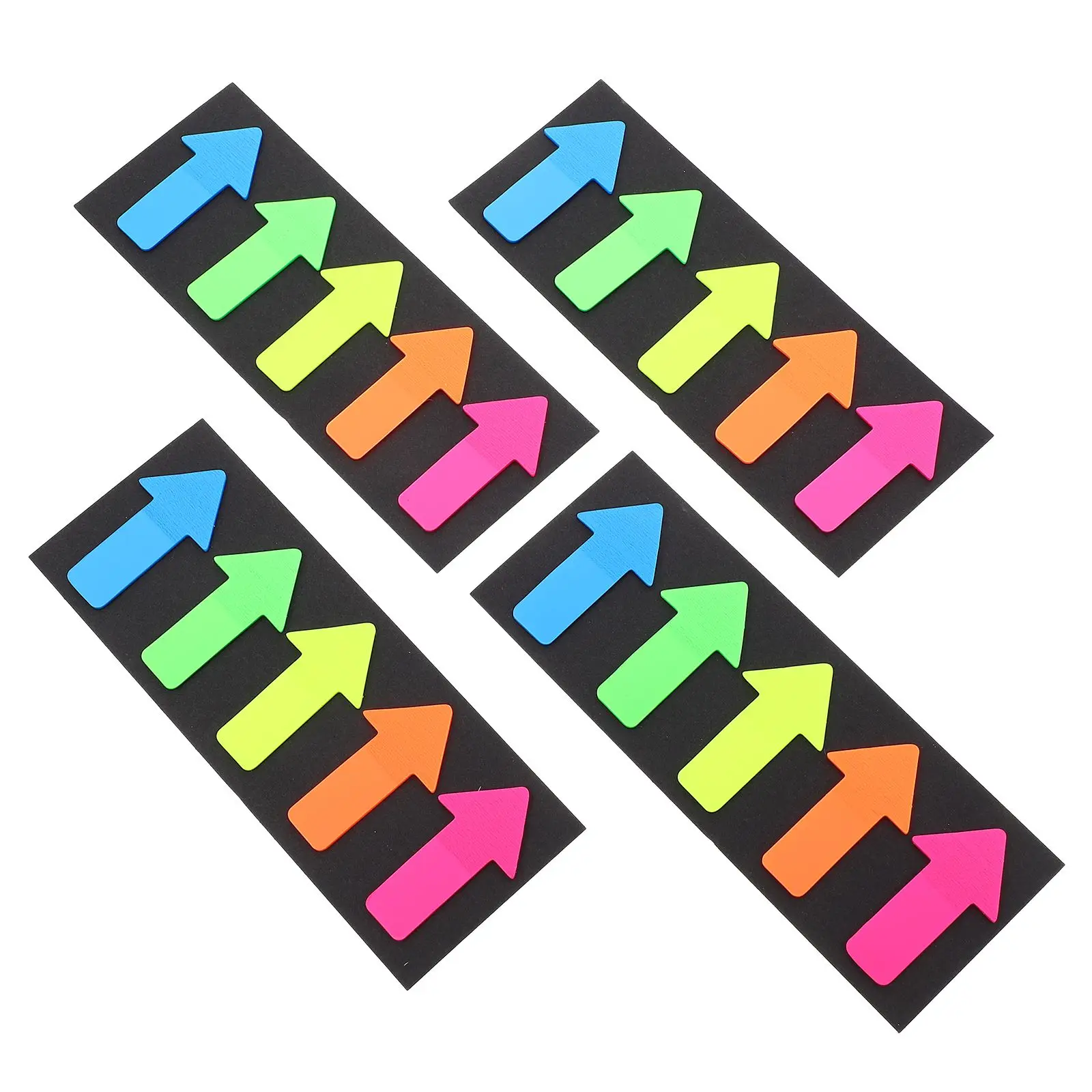 

4Pcs Arrow Self-adhesive Memo Labels Bookmarks Classification Stickers Office Supplies Study Aids Durability
