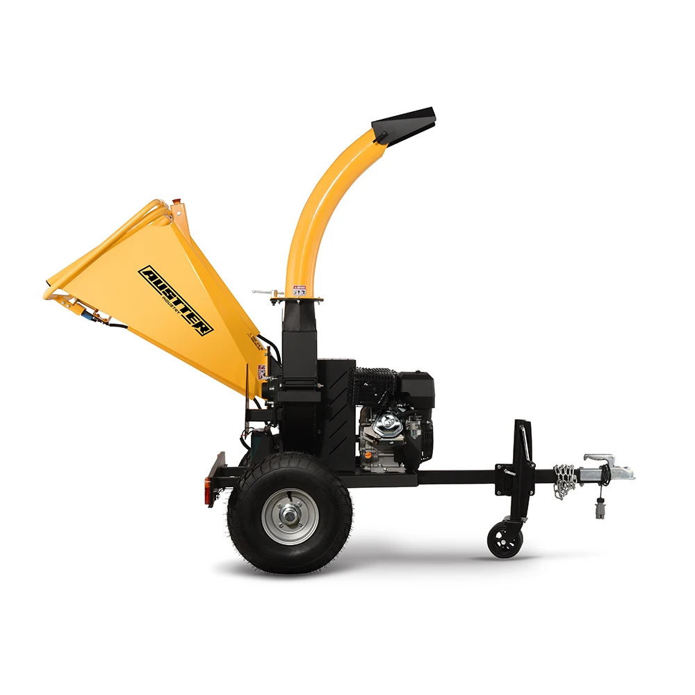 

Heavy Duty 420Cc 15 Hp Gas Engine Tree Branch Wood Chipper Machine For Yard Cleanup
