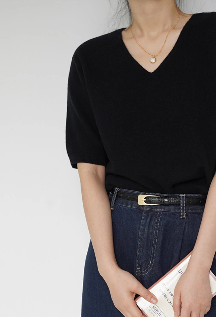 Elegant Slim Female Waist Belt Animal Embossed Leather Matte Gold Rectangle Buckle Decorative Strap for Dresses Office Wear