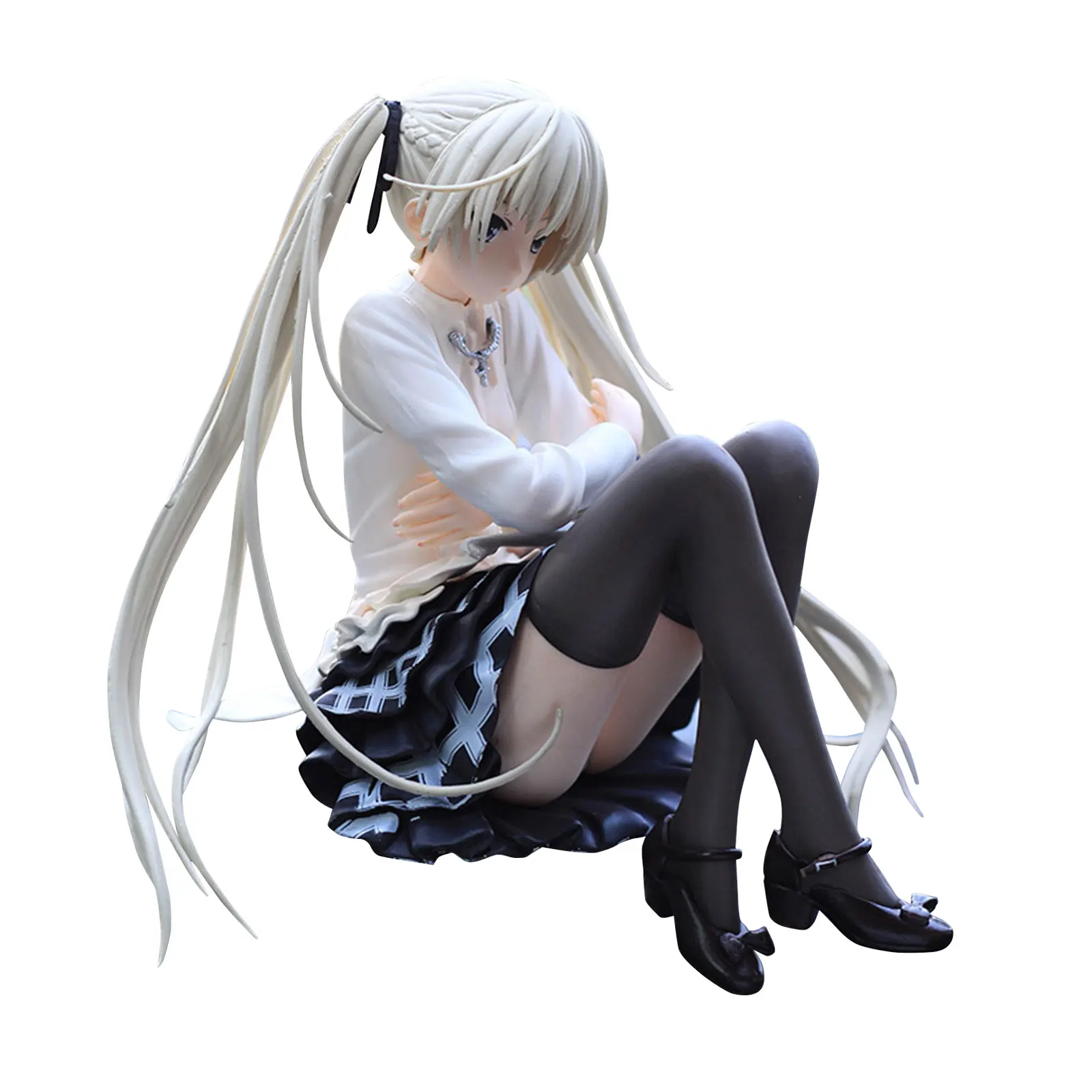 

9cm Anime figure Kasugano sora sitting posture action figures Kasugano sora figurine Doll PVC Model Toy Collection Statue Gift