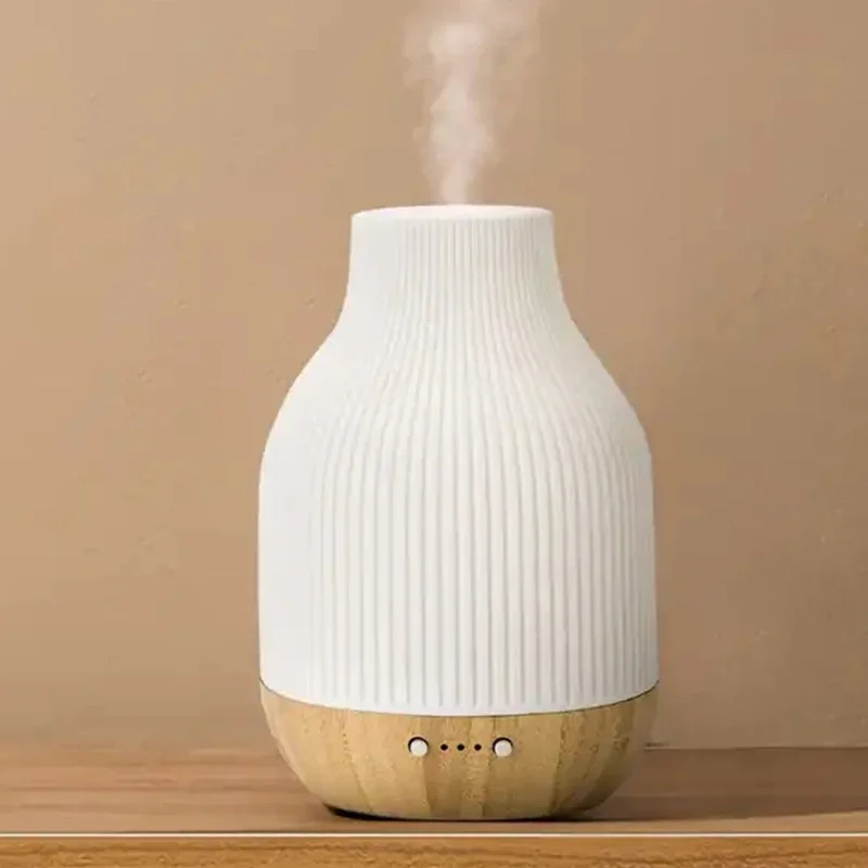 Wood Base Essential Oil Diffuser Ultrasonic Mist Controls Humidifier SPA Aromatherapy Scent Machine Yoga Room Aroma Diffuser