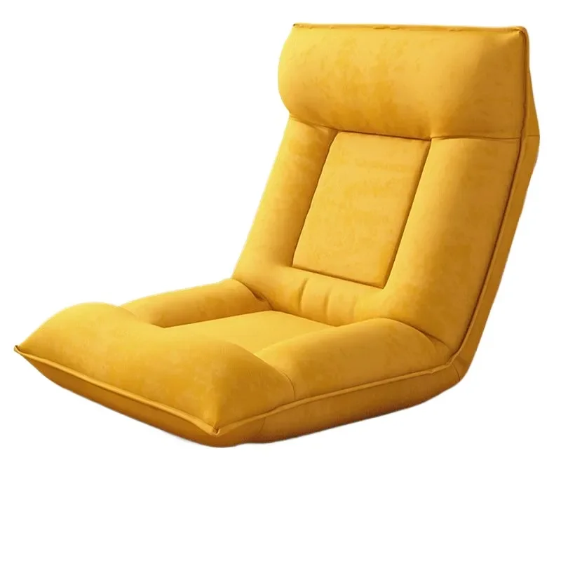 for Lazy Sofa Folding Dual Purpose Reclining Balcony Bay Window Leisure Bed Backrest Chair Student Thickened