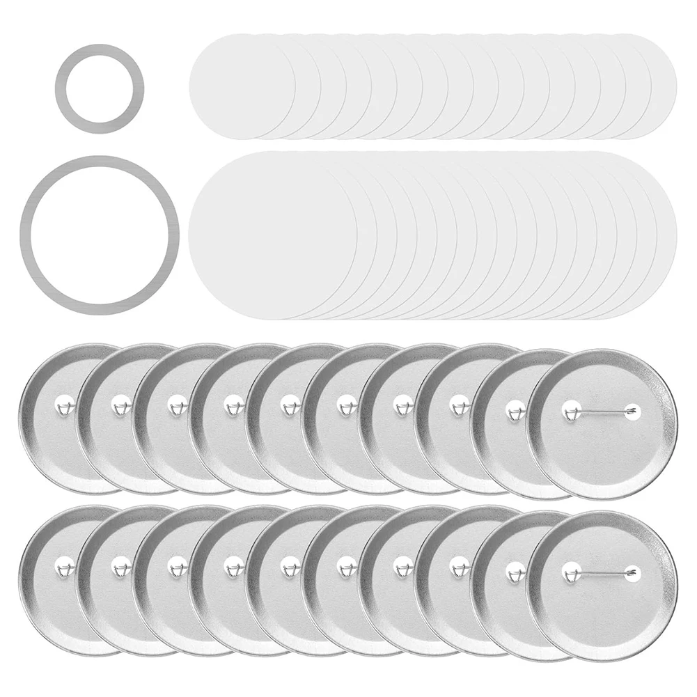 

All In One 200 Sets Button Maker Kit for Crafting Custom Badges with Compatible Supplies for Use with Most Badge Maker Machines