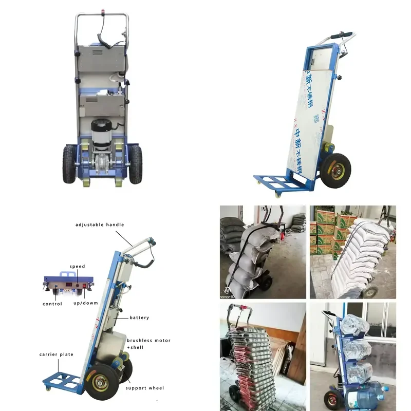 

Two Wheel Aluminium Trolley Powered Electric Stair Climber for Luggage and Cargo Transport
