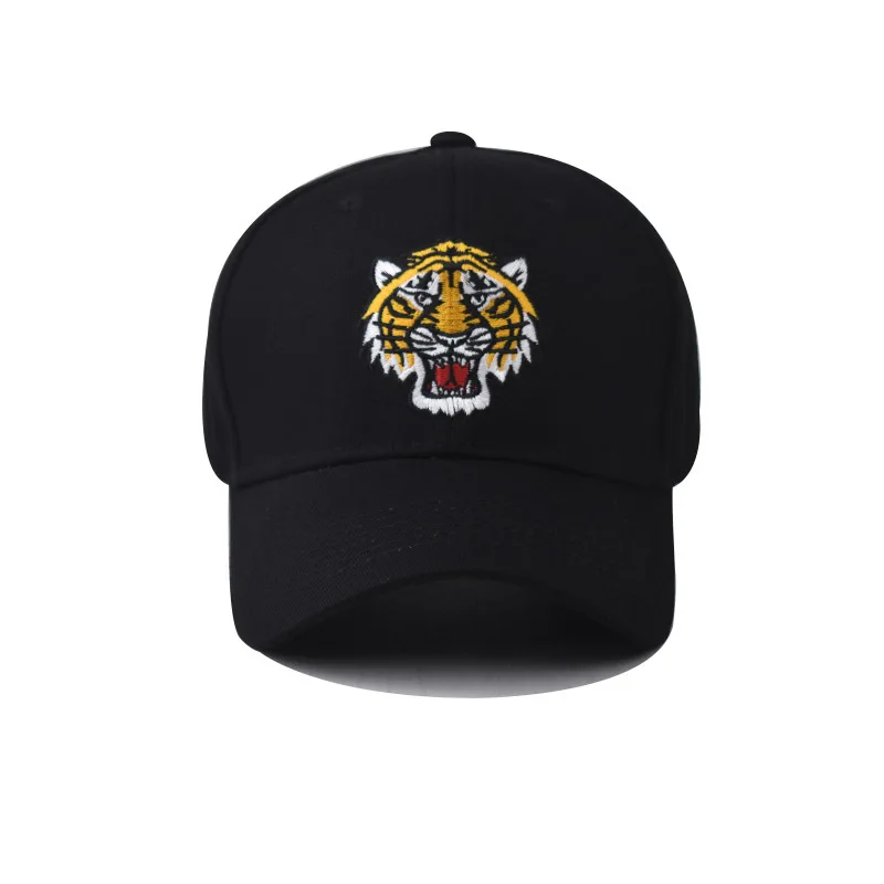 Tiger Embroidery Baseball Cap Men's Women's Hip Hop Cotton Hat Unisex Snapback Caps Adjustable Sports Snapback Cap Tennis Hats