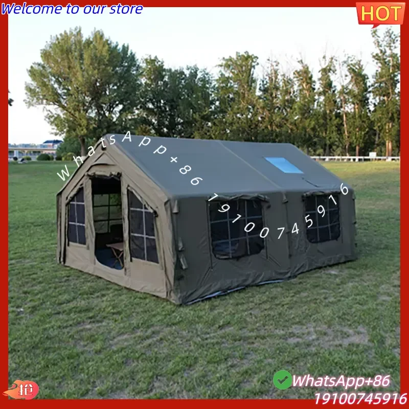 2026 Cotton Outdoor Camping Inflatable Air Tent with Water-Resistant Features