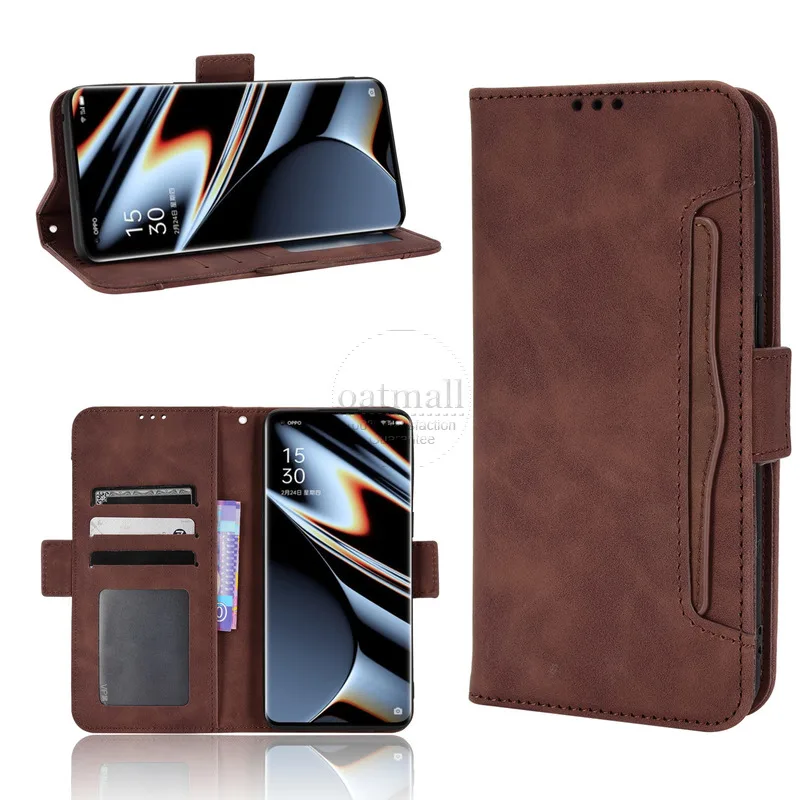 Wallet Cases For OPPO Find X5 Pro Case Magnetic Closure Book Flip Cover For OPPO Find X5 Leather Card Holder Phone Bags image 4