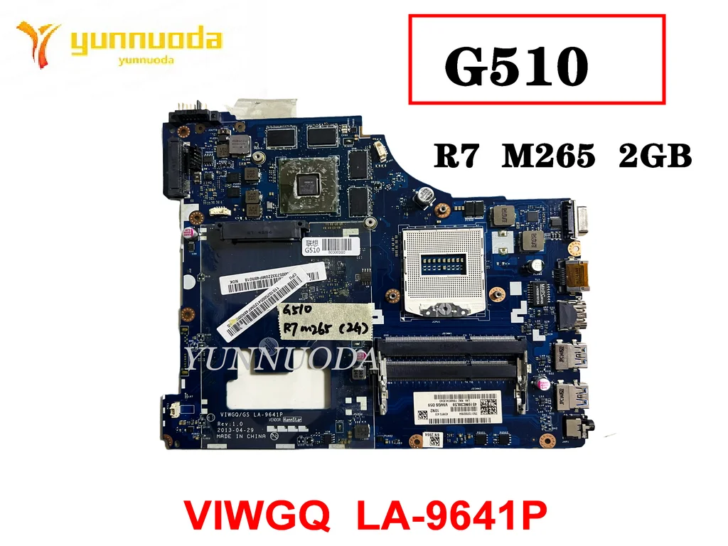 

VIWGQ LA-9641P For Lenovo G410 G510 Laptop motherboard V2G GPU 100% Tested Good