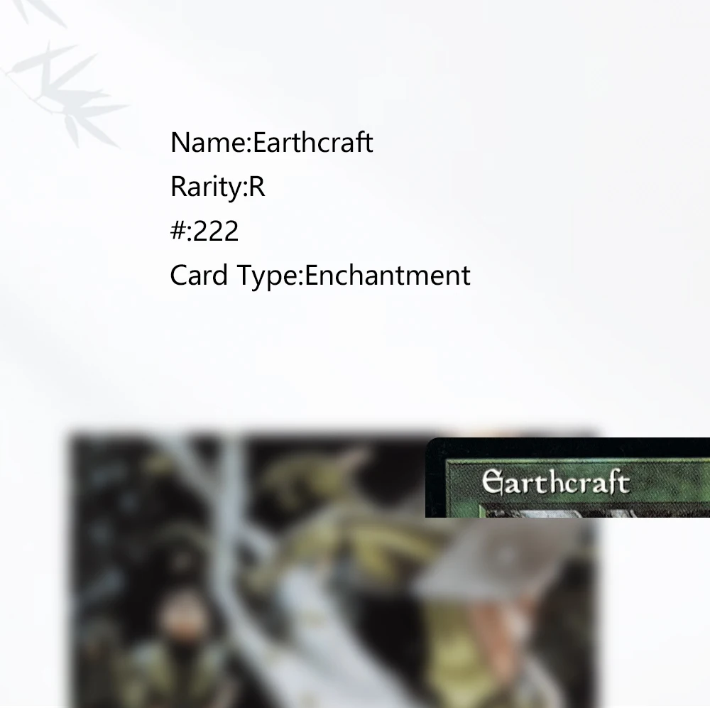 Tarjetas Proxy Mágicas Personalizadas de Alta Calidad para Juegos de Entretenimiento, Tarjetas Sin Lámina, Bolt Bend, Flurry of Wings, Earthcraft, Gamble, Guile