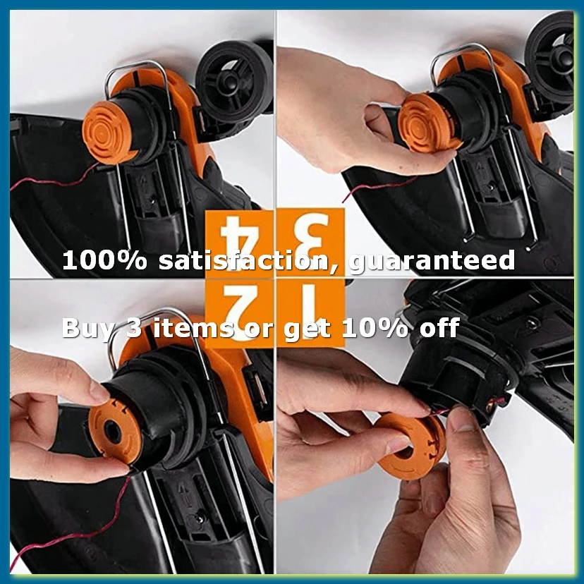 4pack X((50006531 Spool Cap Covers for WA6531 GT Trimmer Part Replacements (3 Pack))