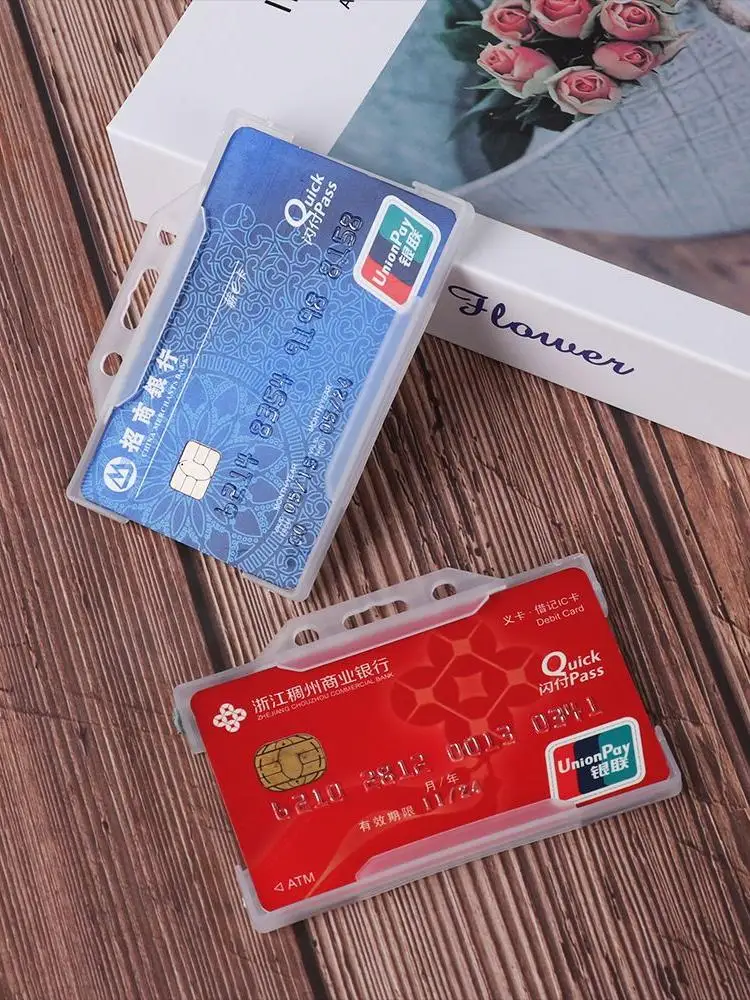 1/3pcs Unisex New Multi-use ID Business Case Badge Office School Card Sleeve Work Card Holders Name Card ID Card Pouch