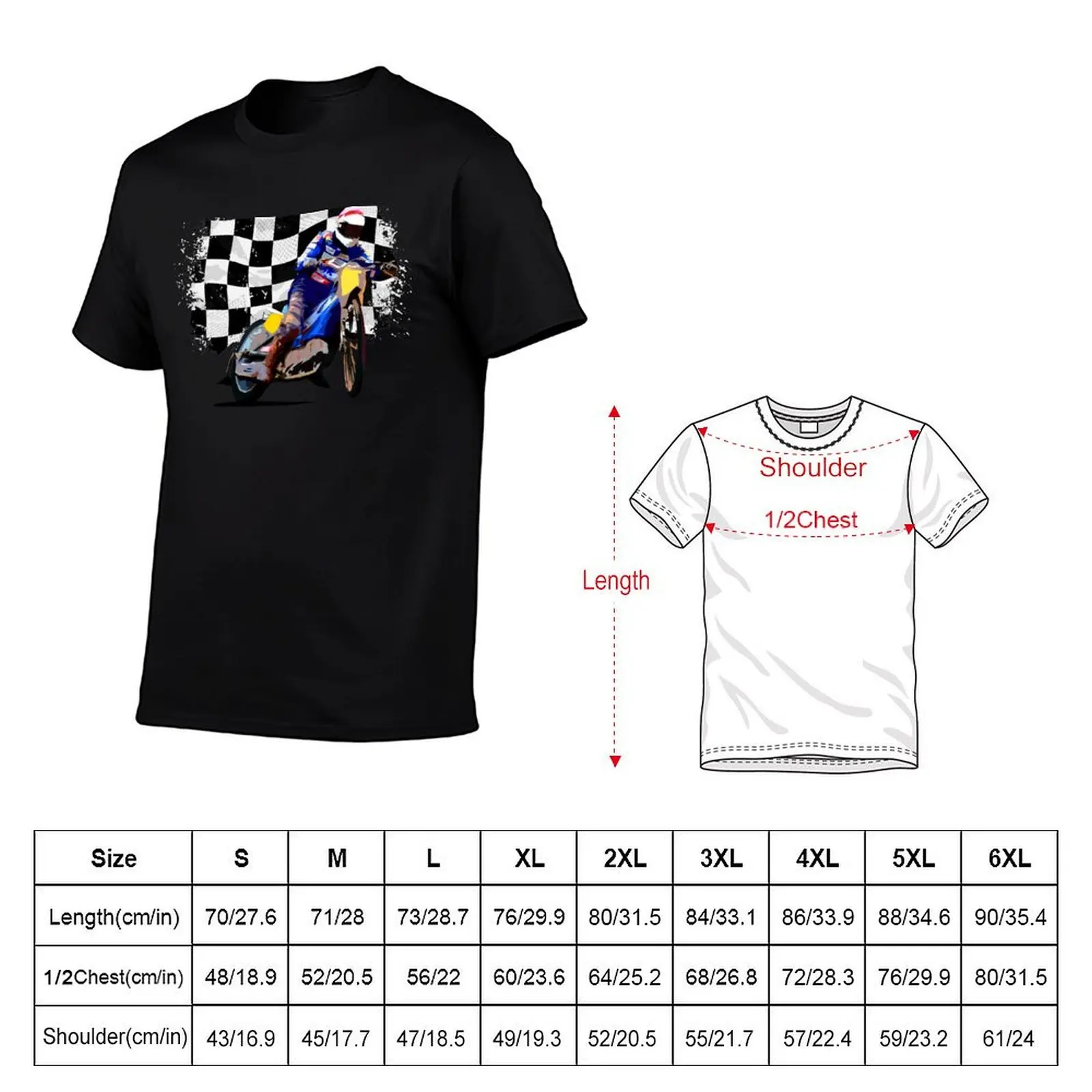 Speedway - finishing flag T-Shirt anime t shirts animal prinfor boys t shirts for men graphic