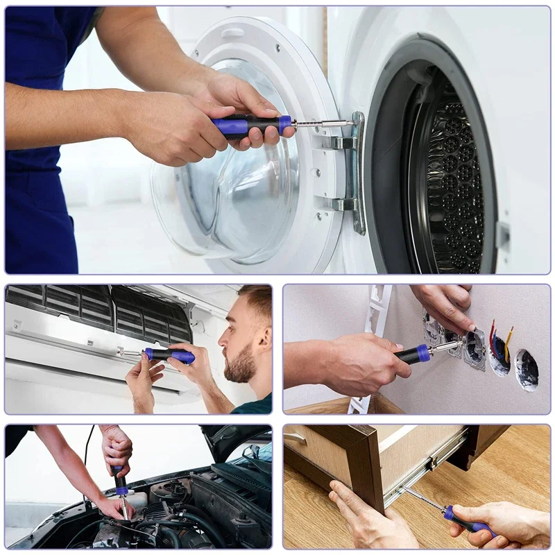 طقم مفك برغي 191 في 1 مفك براغي متعدد البت أداة تحسين المنزل طقم تصليح إلكتروني للهاتف الخليوي للكمبيوتر