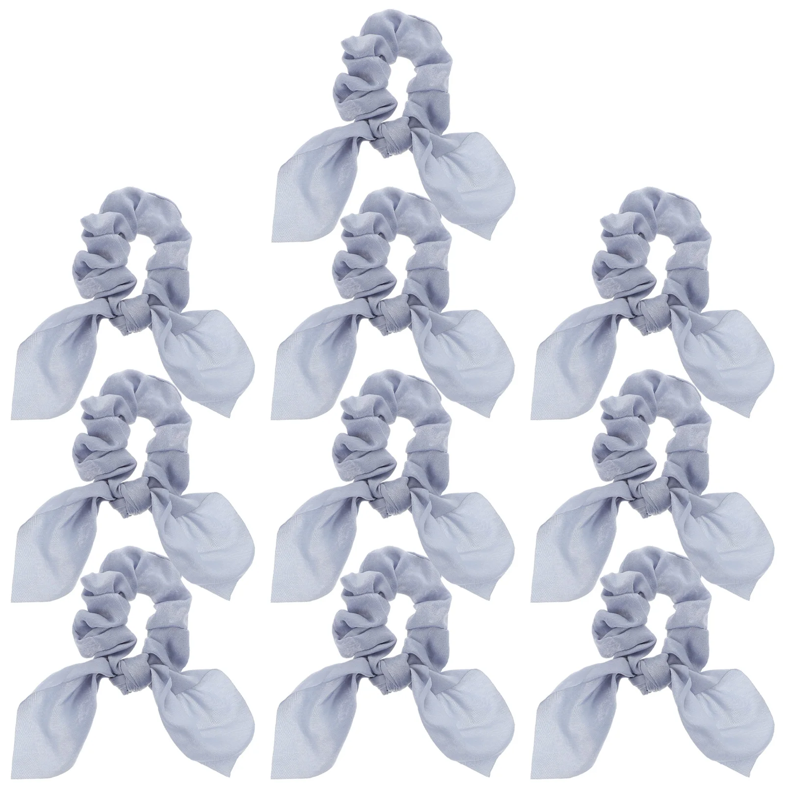 

10pcs Ties Elastic Bands Cute Accessories for Girls Women Ponytail Holders Smooth Hair Styling Tools