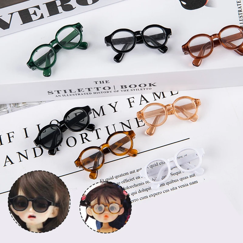 4.5cm Mini Cute Glasses for 1/6 1/8 1/12  Dolls Toy Doll Accessories Gift