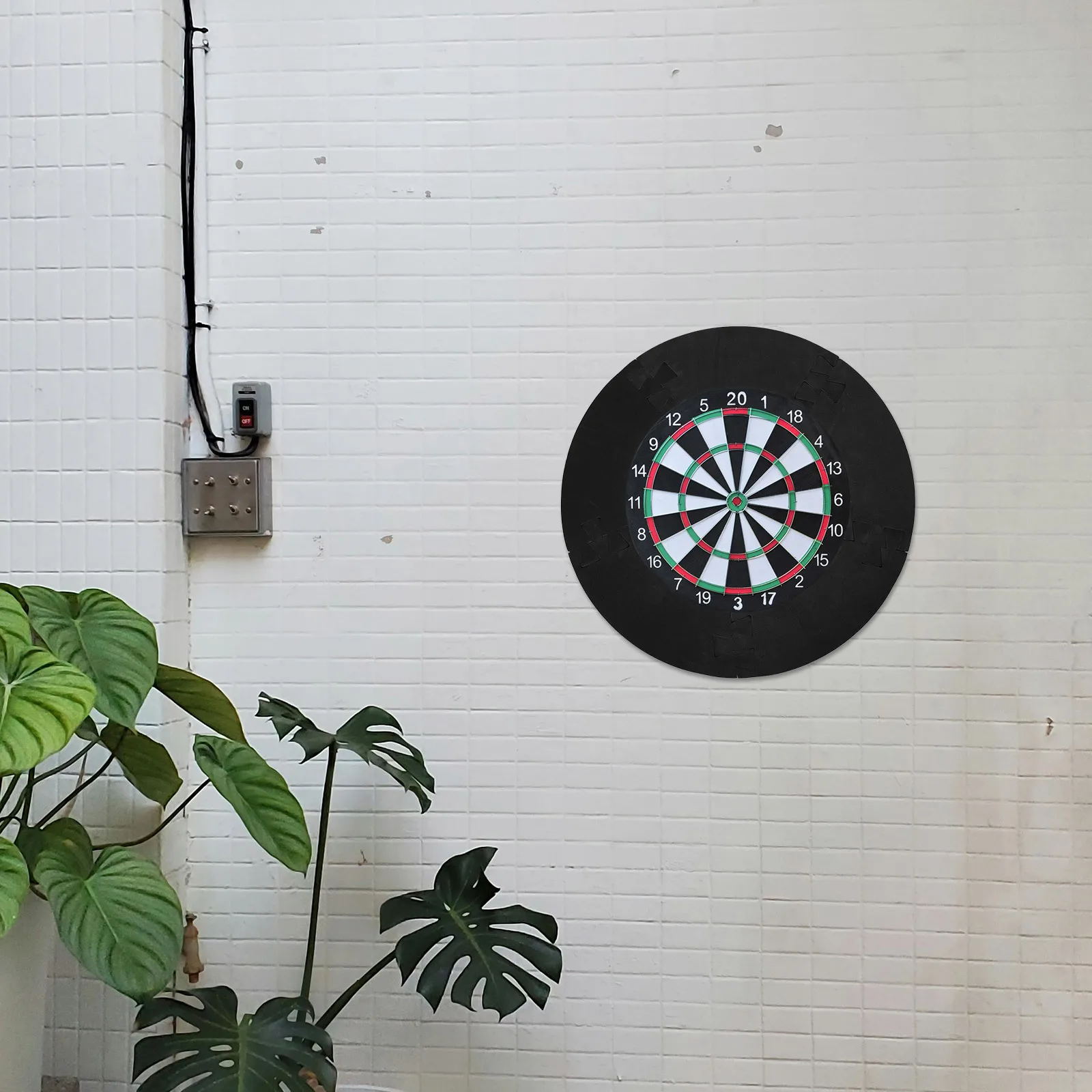 

Dartboard Protection Ring Eva Material Dartboard Wall Protector Stylish Design Easy Install Portable Gaming Supplies